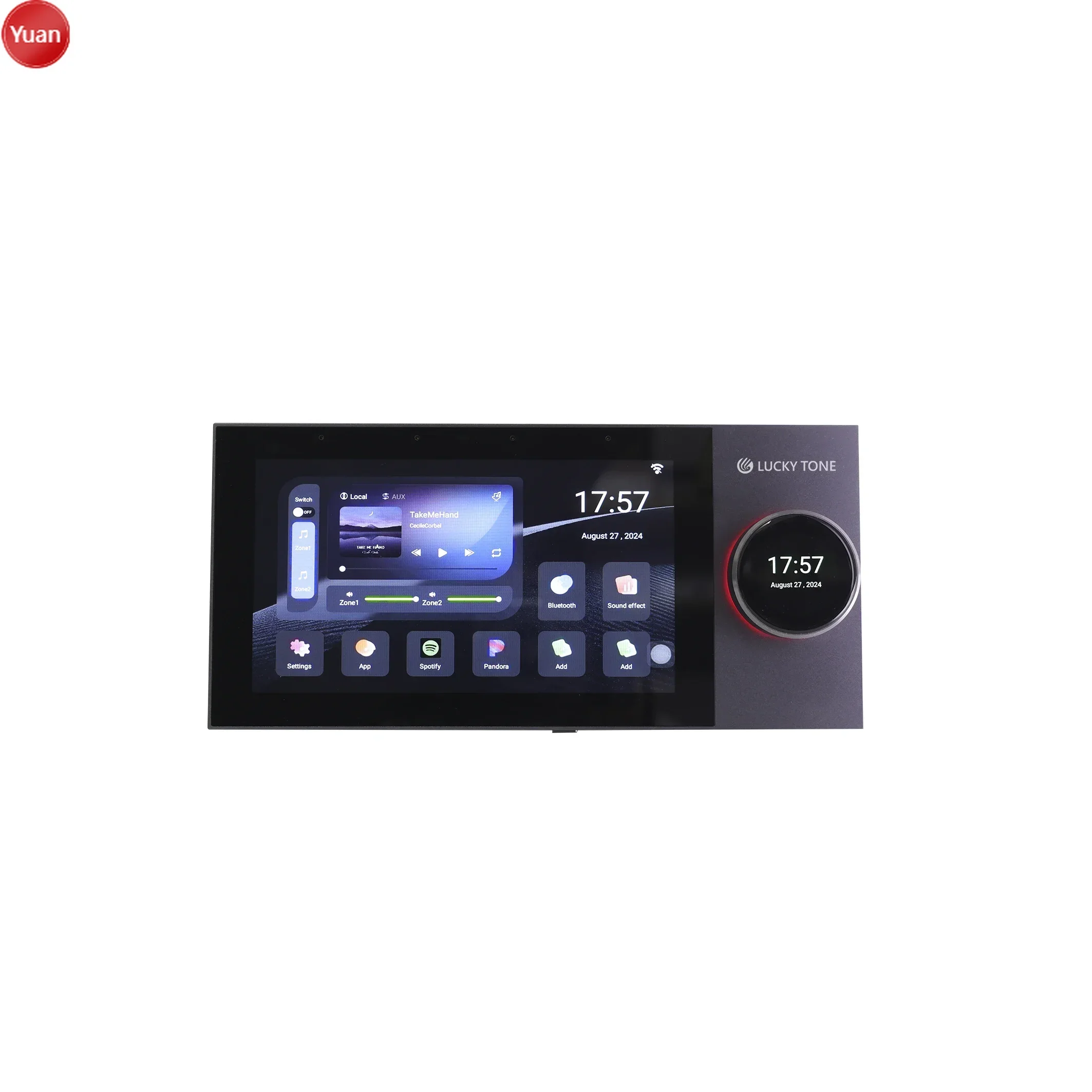 Audio Music Background Free - Настенный усилитель Tuya Zigbee с сенсорным