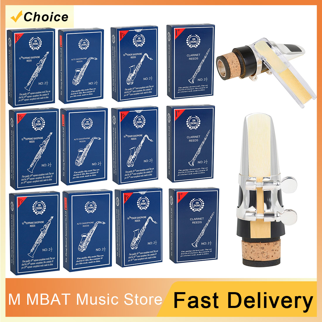 Clarinet Care Kit - 10/20 компл. 2,5 сопрано/альт/тенор/кларнет B плоские