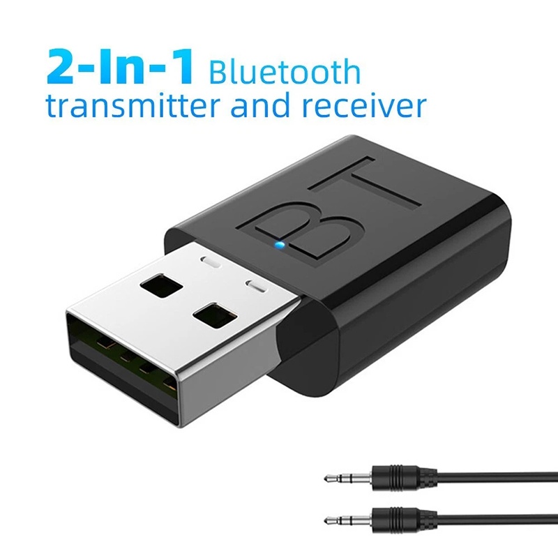Audio Music Play - USB-приемник Bluetooth 2-в-1, Bluetooth-передатчик 3,5 мм,
