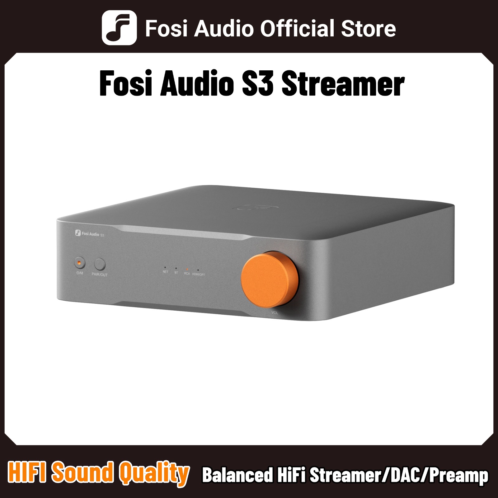 Audio Music Google - Fosi Audio S3 HiFi-музыкальный стример Bluetooth