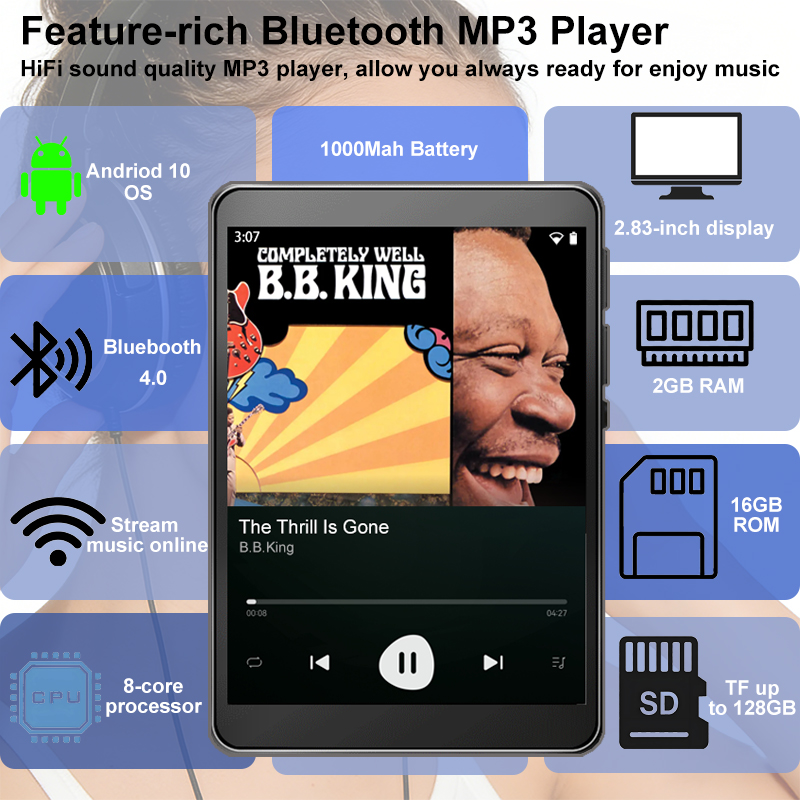 Audio Music To Download - WiFi MP3-плеер Android 10, онлайн-стример музыки