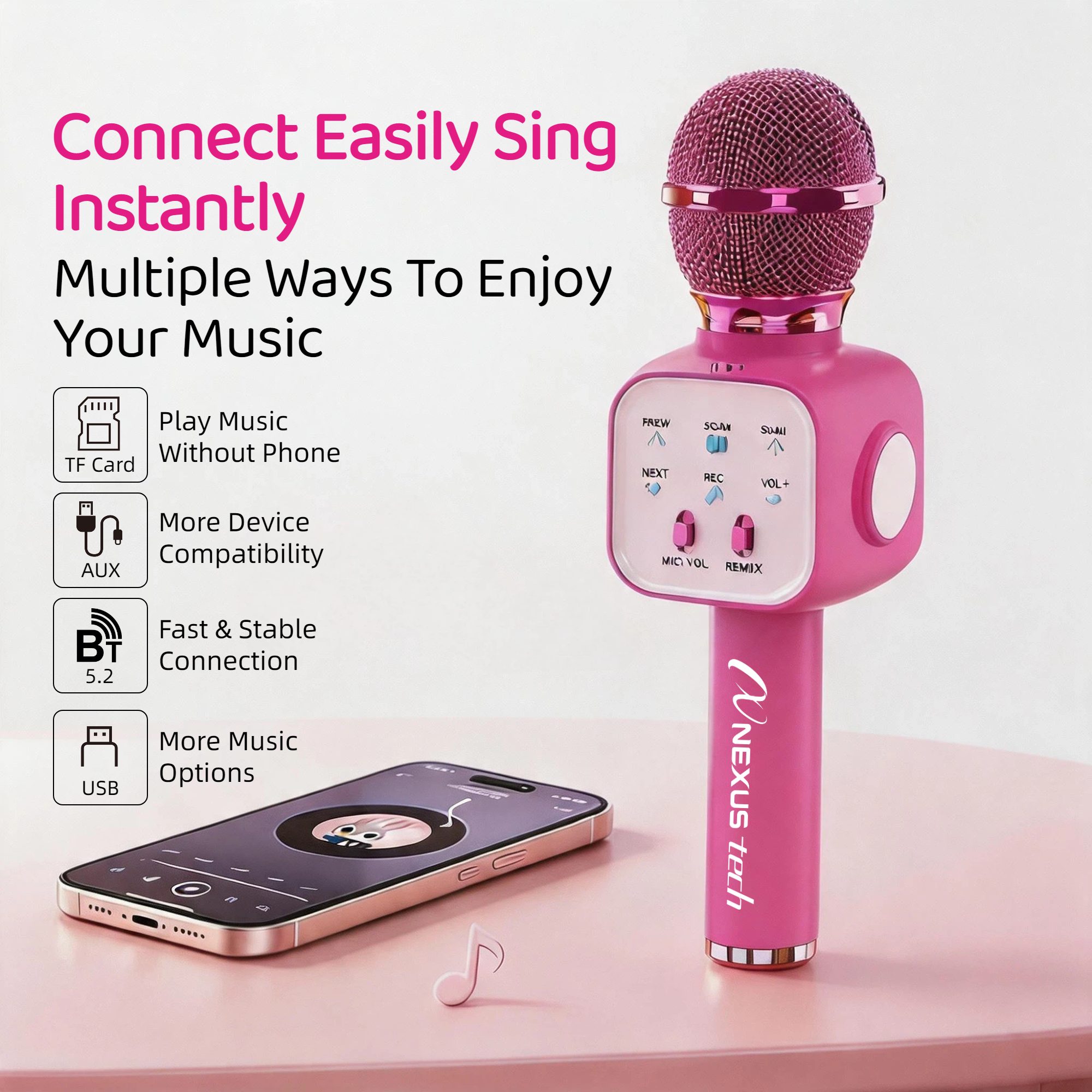 Беспроводной Bluetooth 5.2 кар – обзор и цена Shure Mic Sm58