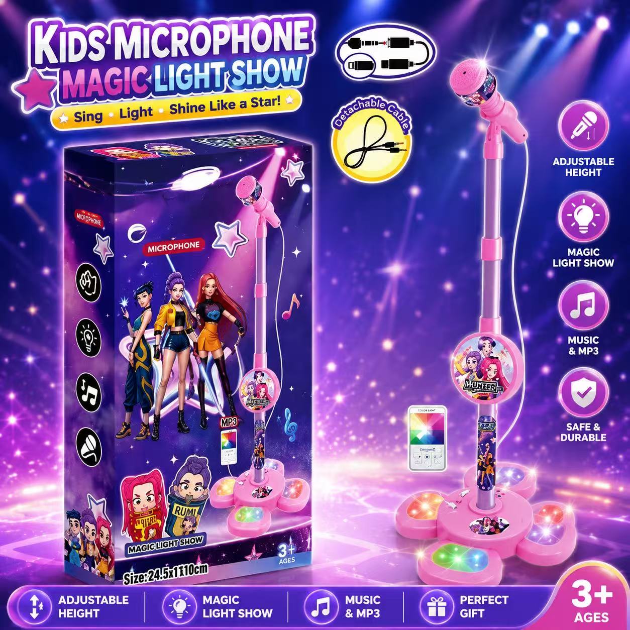 Караоке-микрофон с подставкой, – обзор и цена Shure Mic Sm58